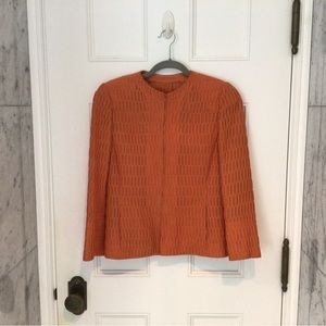 Akris unlined cotton blazer and matching shell, size 8